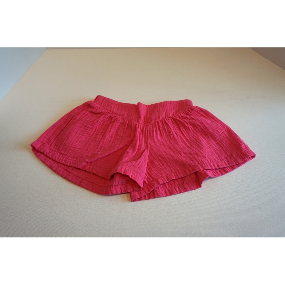 Cat & Jack Girls Pink Cotton Gauze Pull On Shorts Size XS 4-5